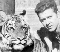 Animal affection trainer Ralph Helfer in the 1960s